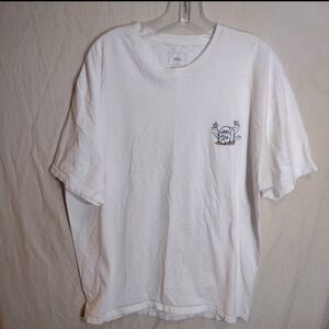 Vans From Dusk ‘Til Dawn classic fit white  t shirt skeleton/beach XL